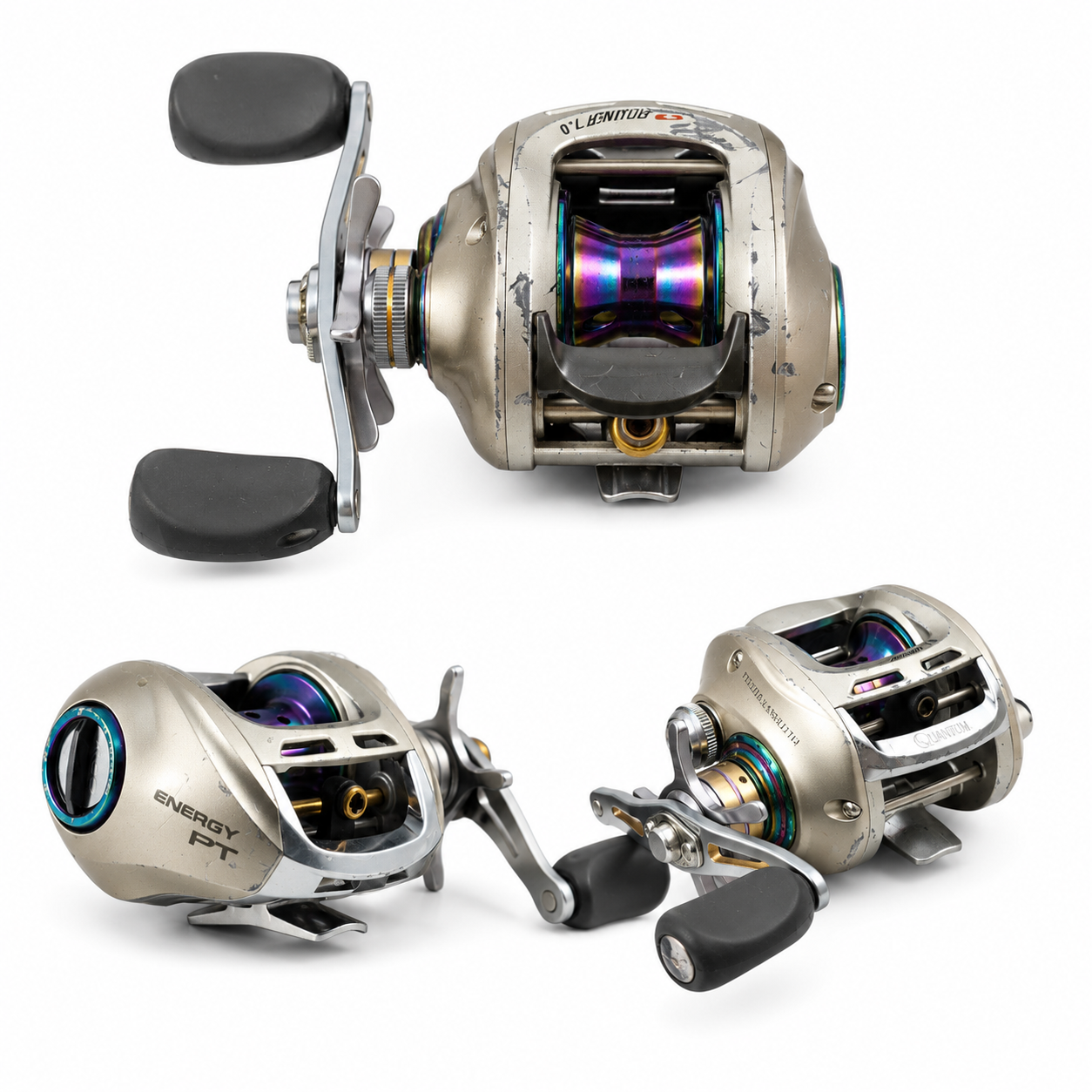 Quantum Energy PT Baitcasting Reel – Iridescent Accent – Used
