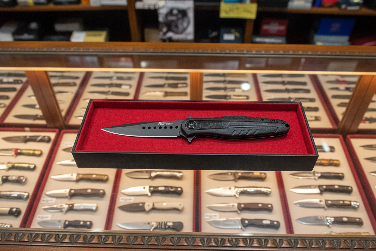 Smith & Wesson M&P Shield Folding Knife – All Black Tactical EDC