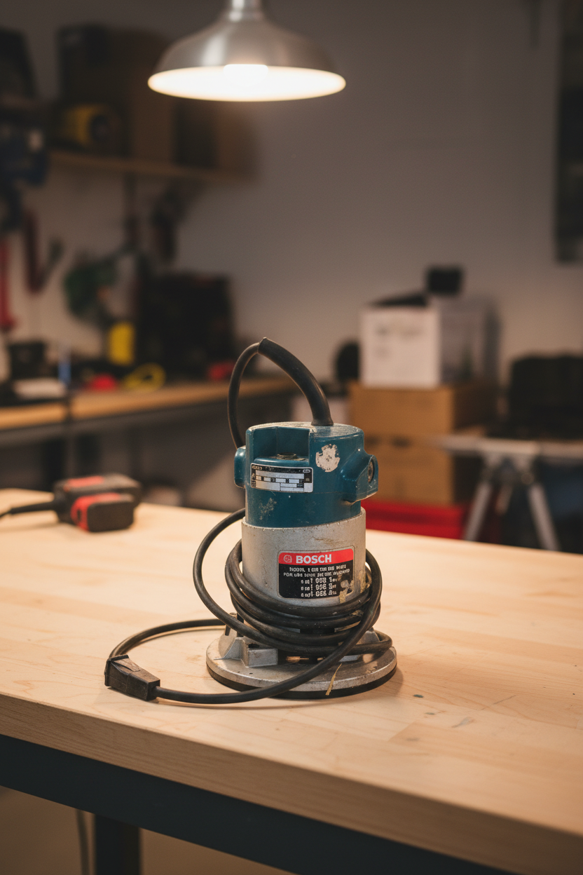Bosch Router with Fixed Base — Model 3 605 708 600 — Works Great