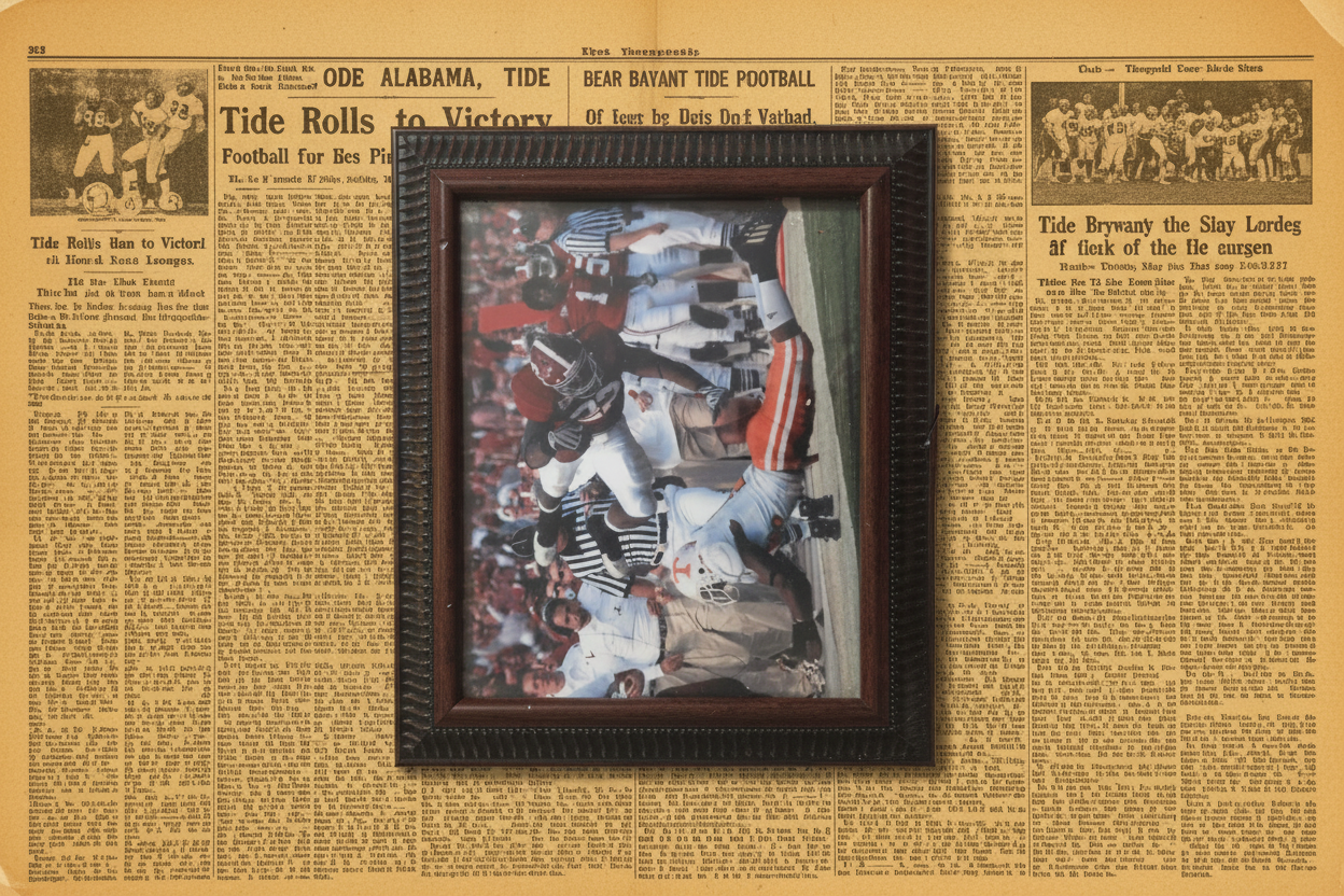 Alabama vs. Tennessee Framed Action Photo – 8x10