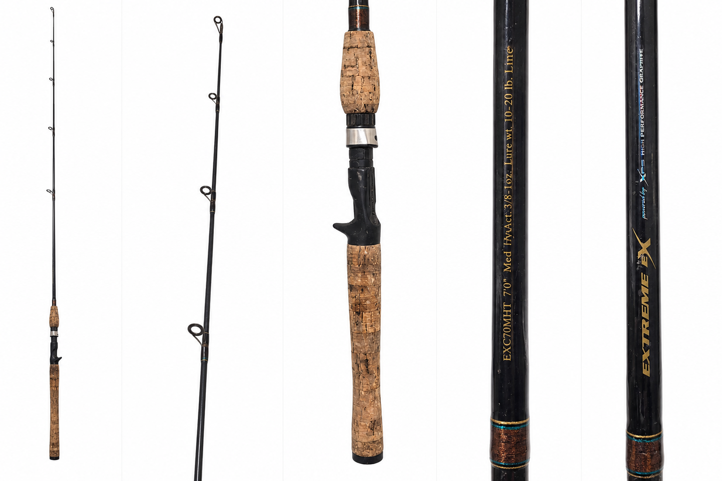 Vintage Extreme EX Graphite Casting Rod 7’0” Medium Heavy Action Fishing Rod