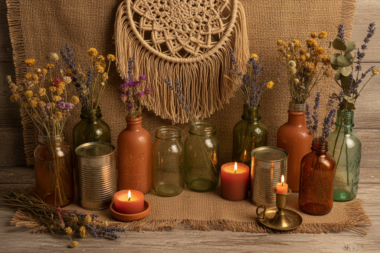 Vintage Bottles, Jars, Tins & Cans