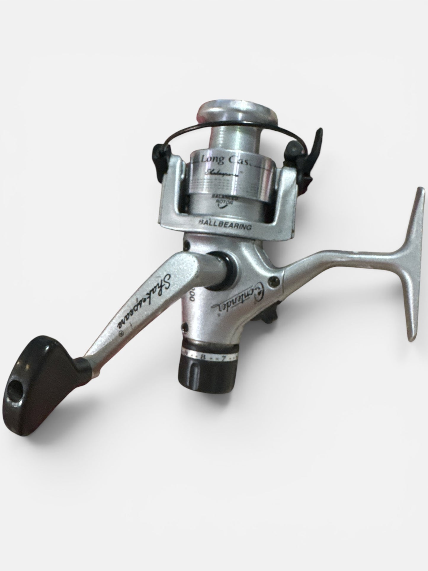 Shakespeare Long Cast Contender LX3200 Spinning Reel – Silver Ball Bearing