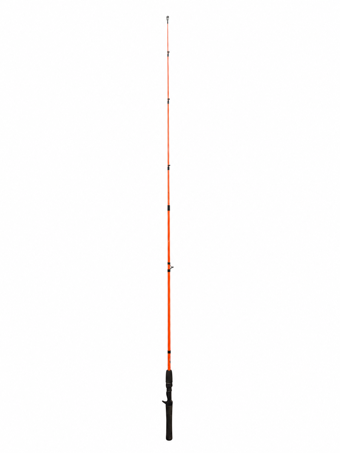 Zebco Hot Cast 6ft Medium Spinning Fishing Rod Orange Vintage Style