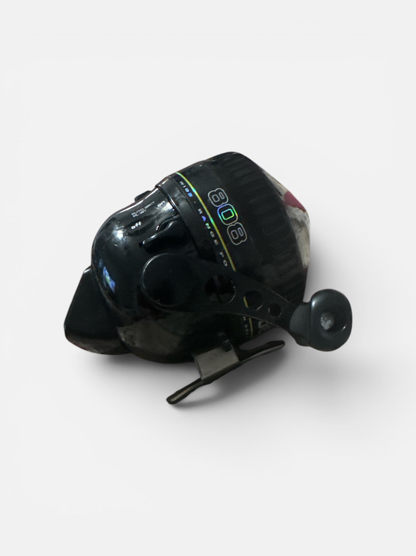 Zebco 808 Spincast Reel – Black/Yellow (Light Scratches)