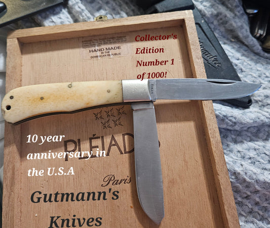 Gutmann's EDGES 10th Anniversary Collector's Trapper Knife — #1 of 1,000