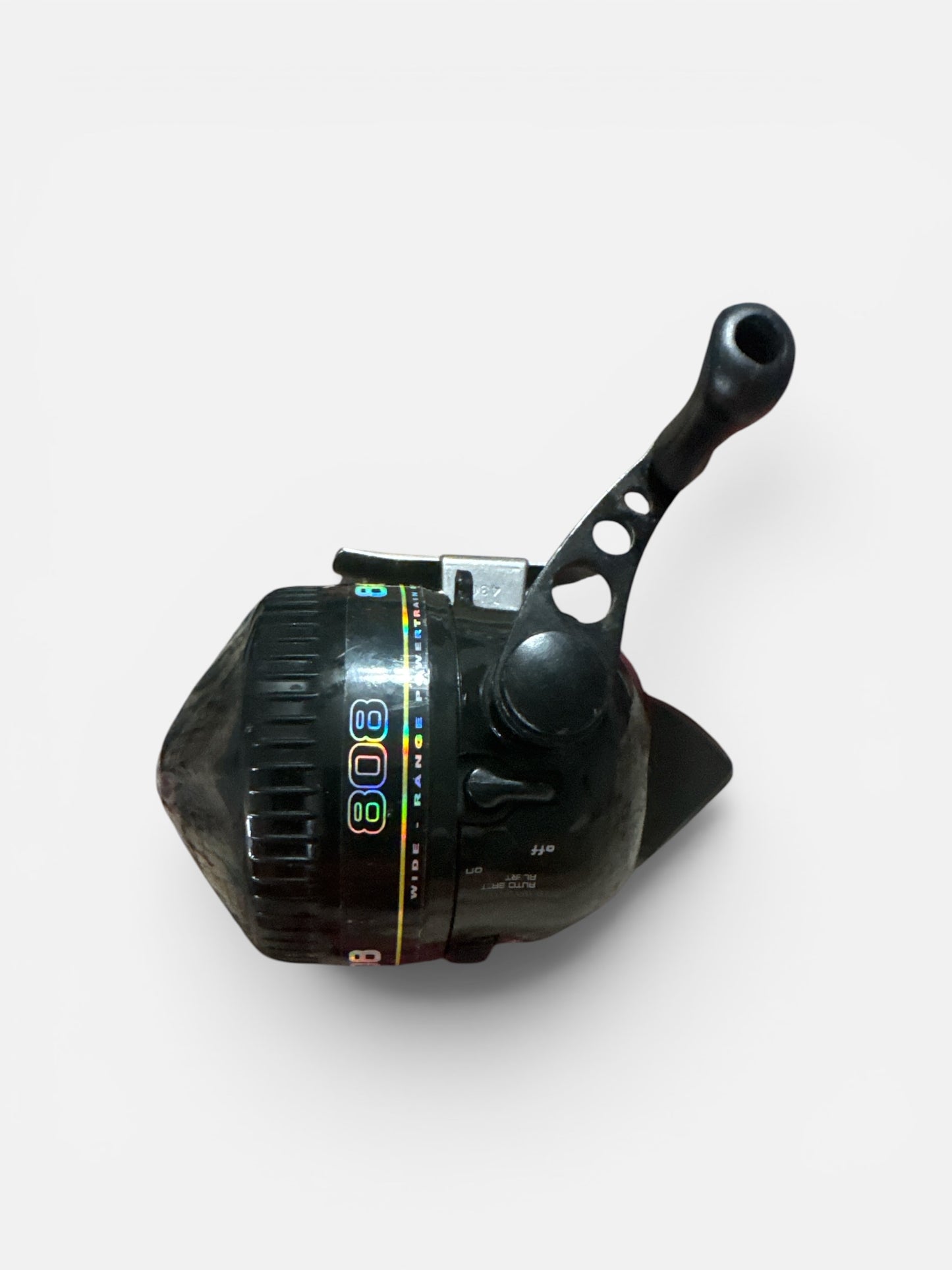 Zebco 808 Spincast Reel – Black/Yellow (Light Scratches)