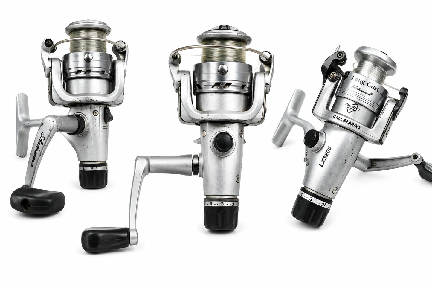 Shakespeare Long Cast LX3200 Spinning Reel – Silver Ball Bearing