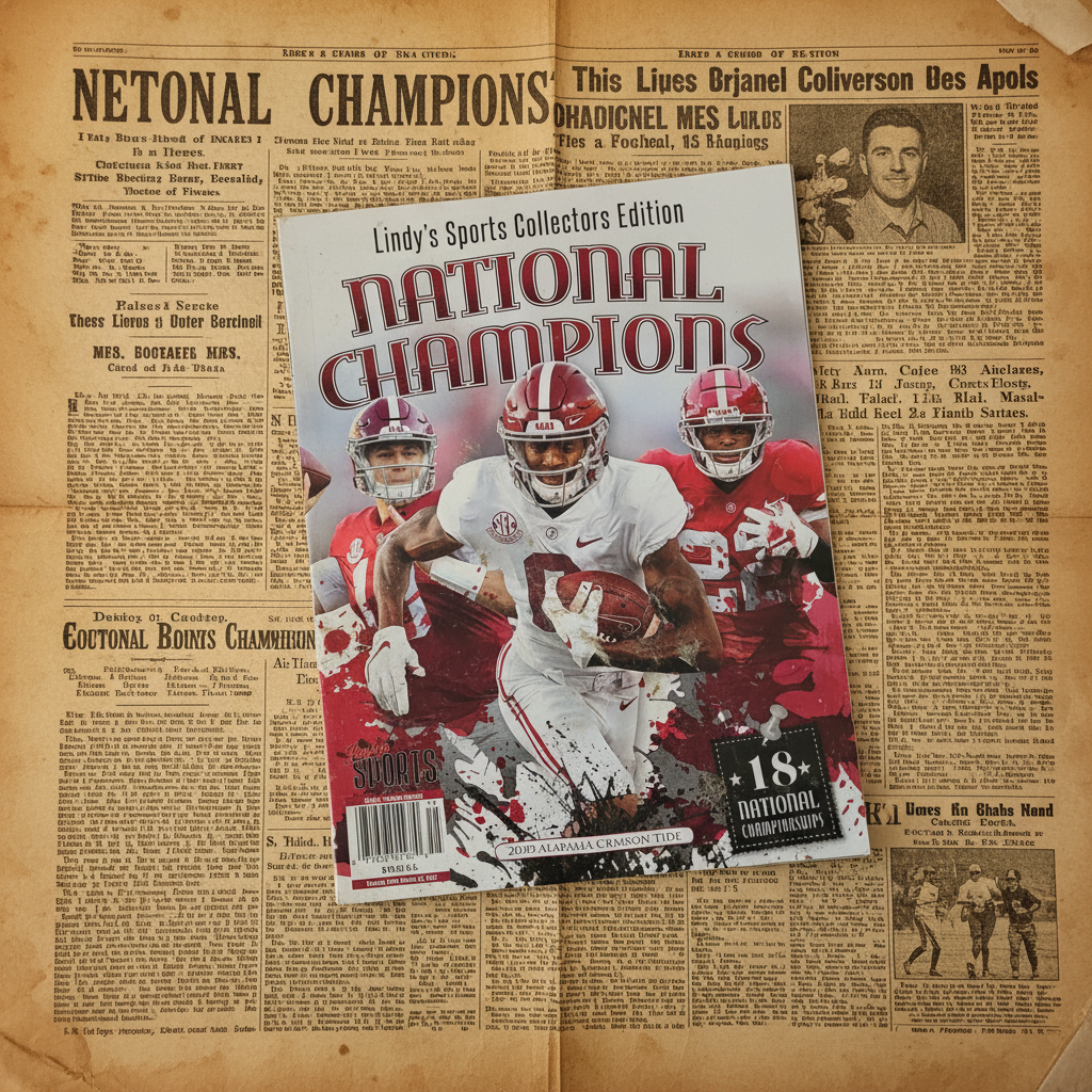 Lindy's Sports Collectors Edition 2020 Alabama Crimson Tide National Champions 18th Title