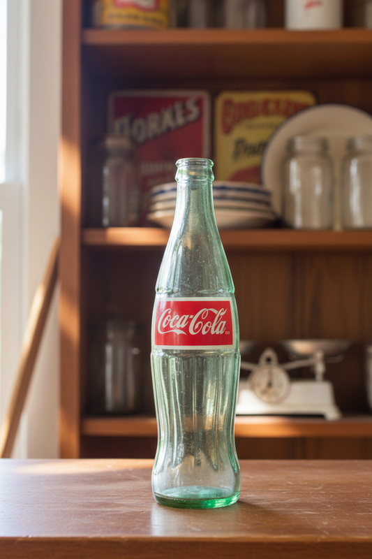 Vintage Coca-Cola 16 oz ACL Painted Label Glass Bottle — Classic Contour