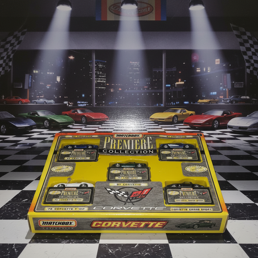 Matchbox Premiere Collection Corvette 5-Car Set — Limited Edition 1 of 25,000