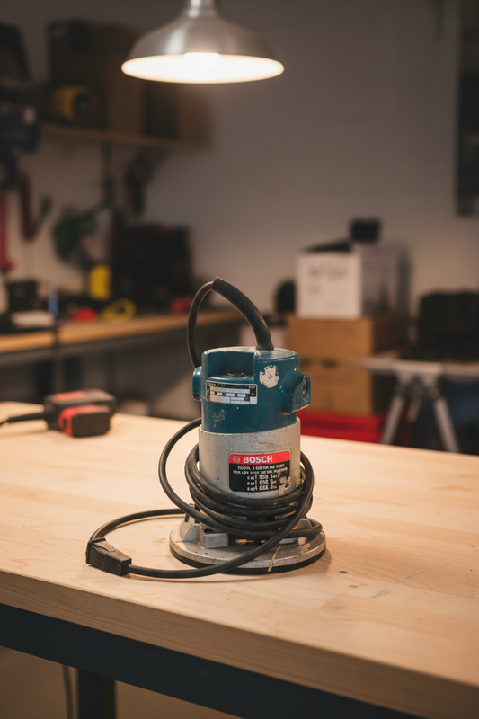 Bosch Router with Fixed Base — Model 3 605 708 600 — Works Great