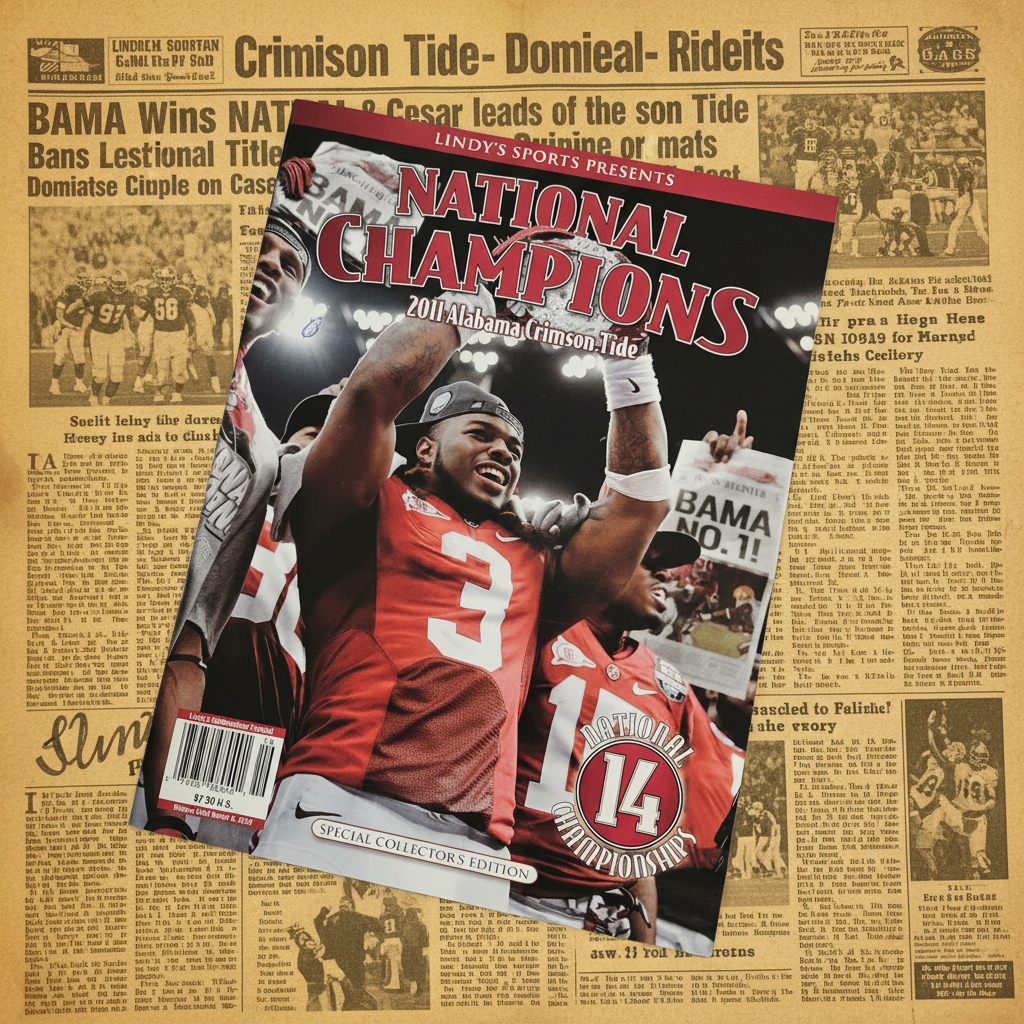 Lindy's Sports 2011 Alabama Crimson Tide National Champions Special Collector's Edition — 14th Title