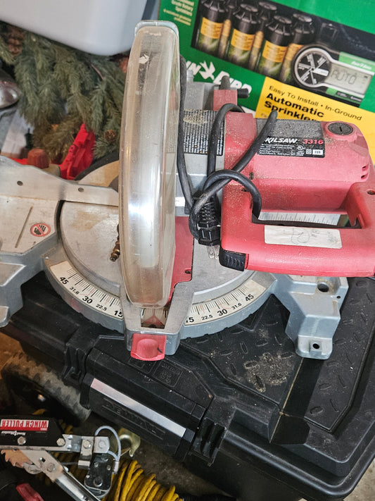 Skil 10" Compound Miter Saw Model 3316 — Like New, Less Than 2 Hours Use — $279 New