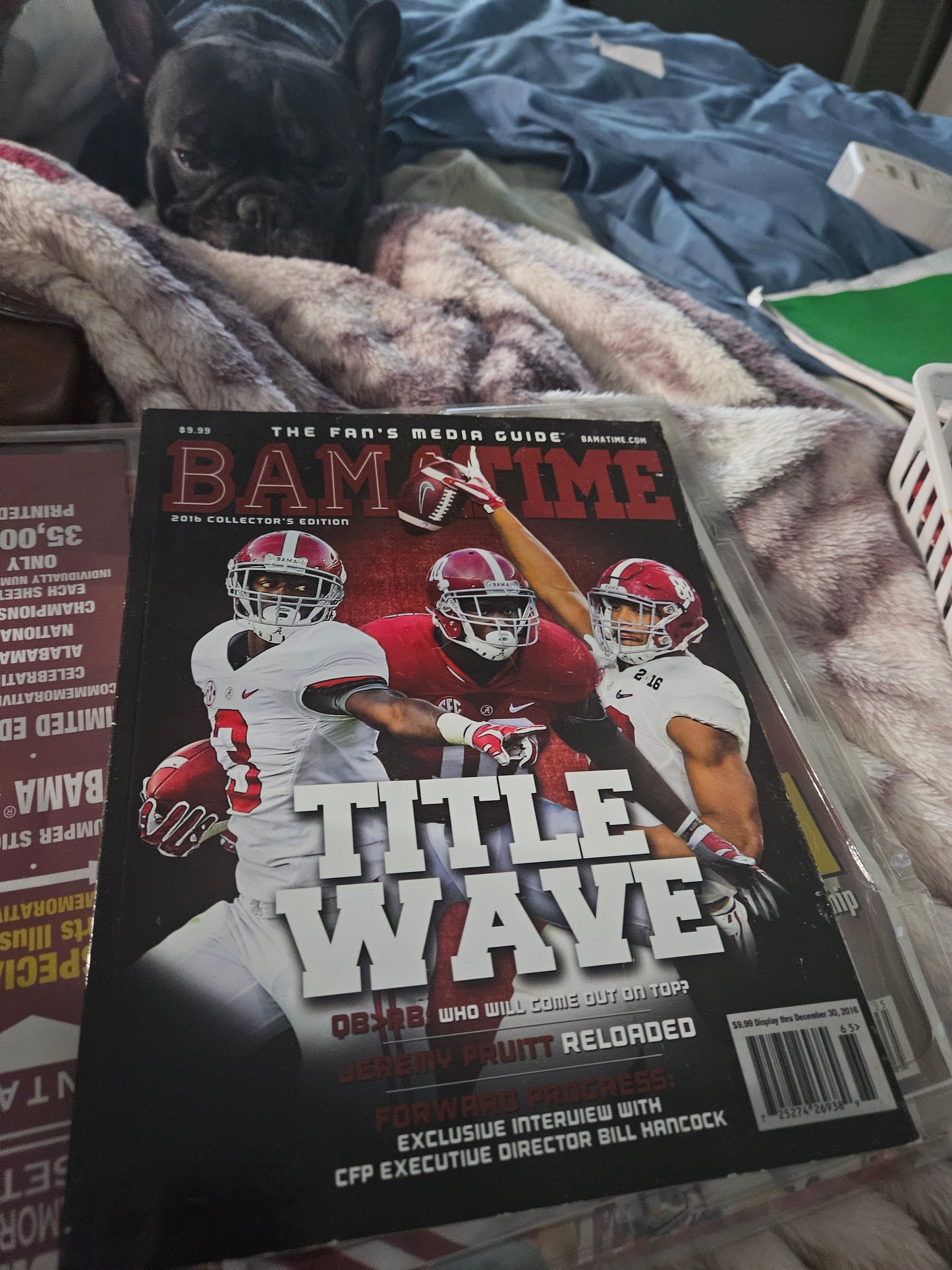 Bama Time — "Title Wave" | 2016 Collector's Edition | Alabama Crimson Tide Fan's Media Guide