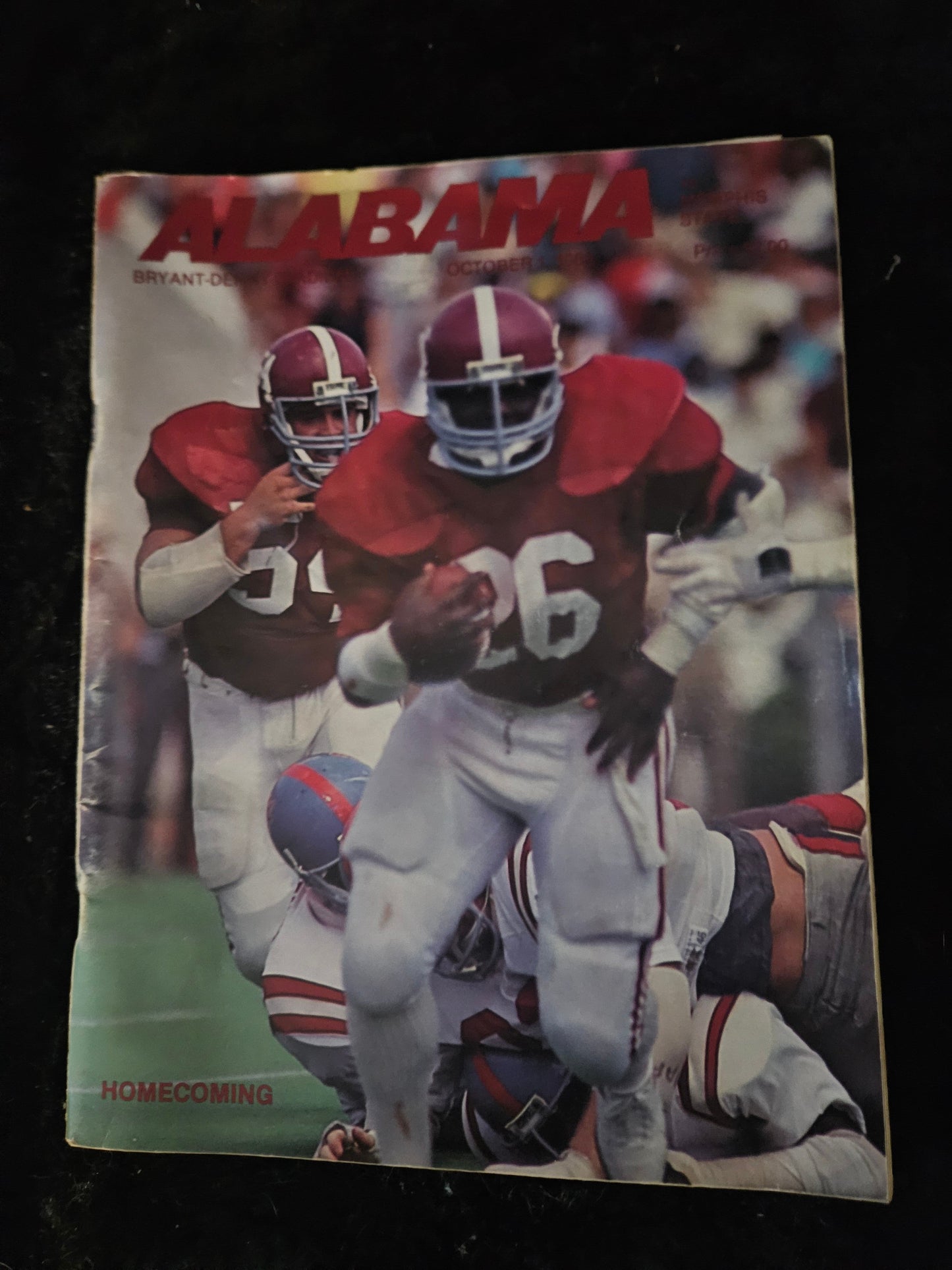 Alabama Homecoming Game Program – Vintage Bear Bryant Era