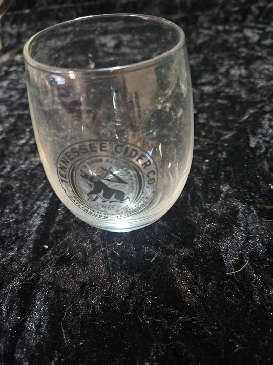 Tennessee Cider Co. Stemless Wine Glass – Gatlinburg, TN Souvenir