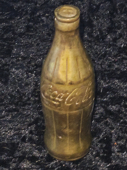 Brass Coca-Cola Contour Bottle | Vintage Collector Series Decorative Replica