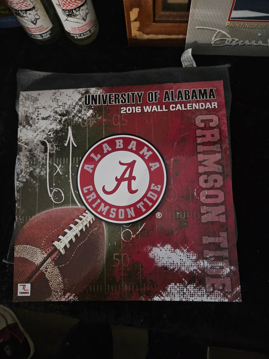 University of Alabama 2016 Wall Calendar – Crimson Tide – Turner Publishing