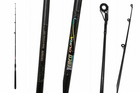 Zebco Dura Action 33C562M Casting Fishing Rod 6’ Medium Action Vintage Style