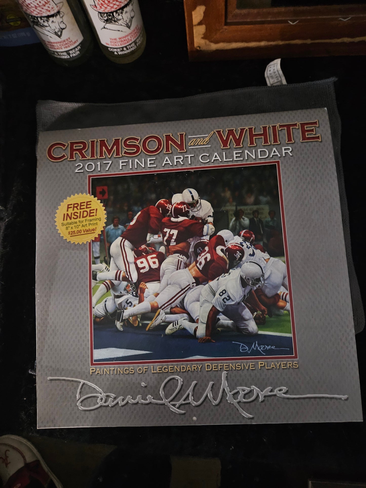 Crimson and White 2017 Fine Art Calendar – Daniel A. Moore – Legendary Defensive Players