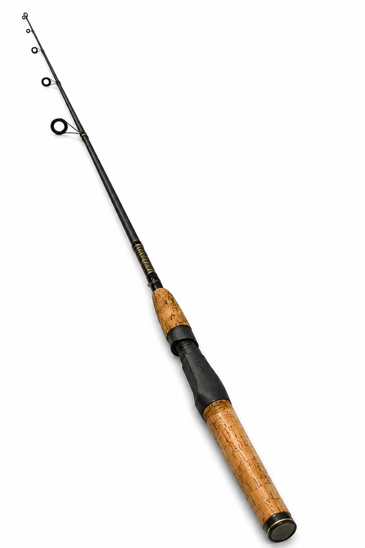 Zebco Genesis Spinning Rod 6’6” Medium Power Cork Handle Graphite Fishing Rod