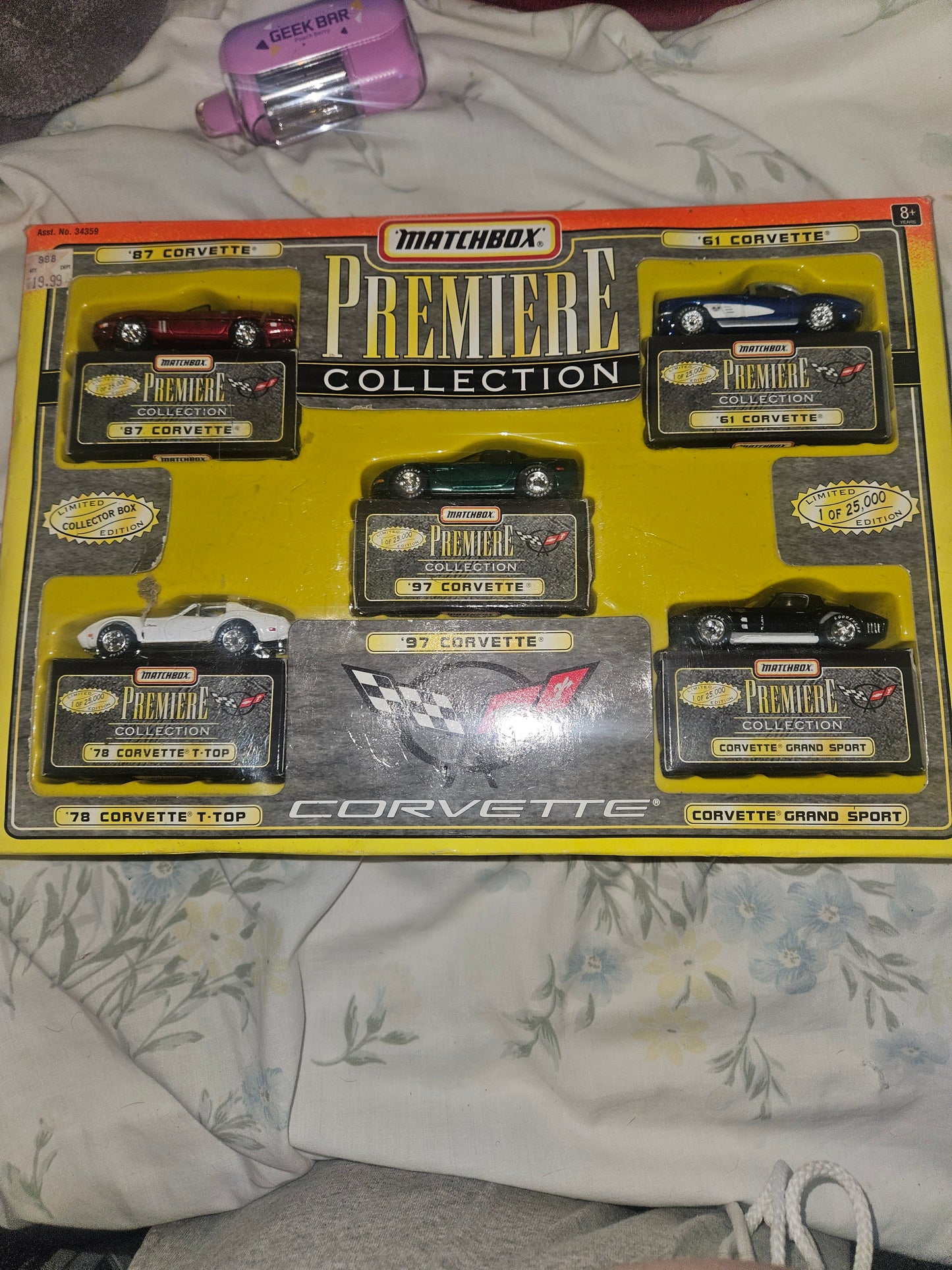 Matchbox Premiere Collection Corvette 5-Car Set — Limited Edition 1 of 25,000