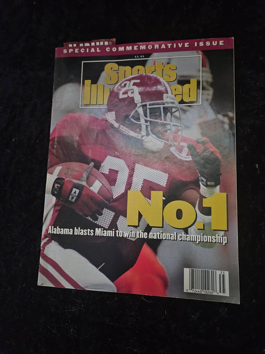 Sports Illustrated Special Commemorative Issue — Alabama Beats Miami 1992 National Championship | No. 1