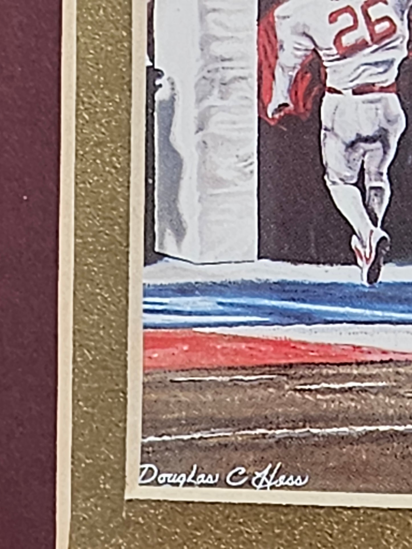 BAMA 3D Vintage Alabama Crimson Tide Framed Wall Art — Handmade Raised Resin