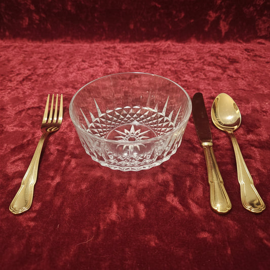 Crystal Bowl (missing silver top ring
